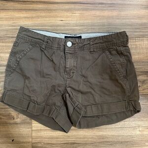 Aeropostale Vintage Dark Army Green Shorts